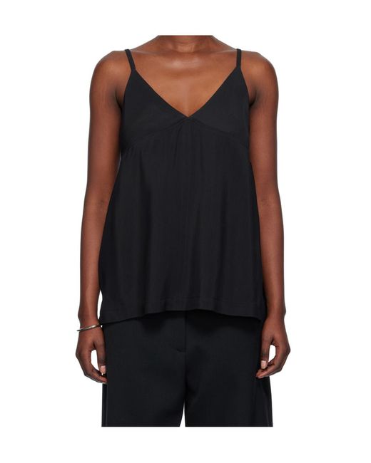 Studio Nicholson Black V-Neck Sling