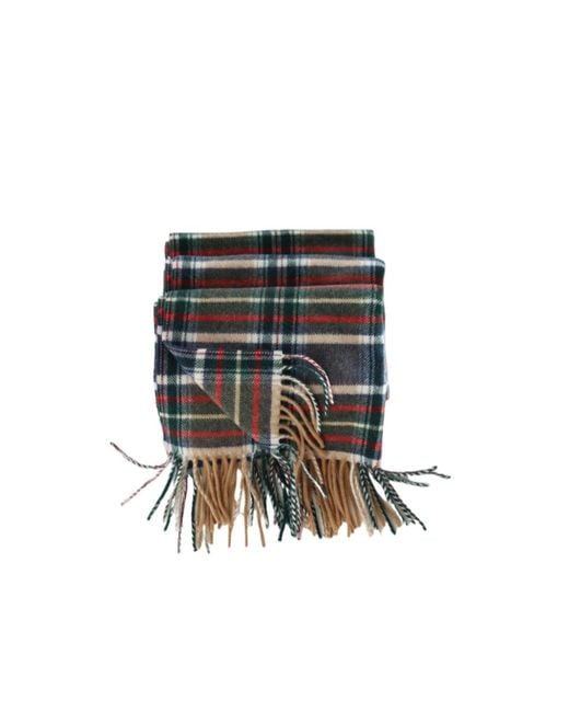 Polo Ralph Lauren Black Blend Plaid Scarf for men