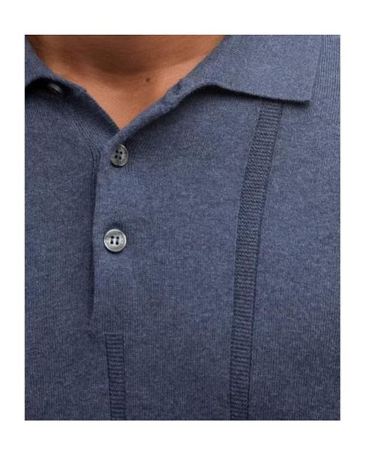 Barbour Blue Wellburn Short-Sleeved Polo Shirt for men