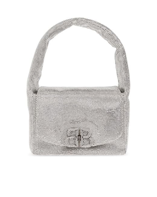 Balenciaga Gray Small Monaco Sling Shoulder Bag
