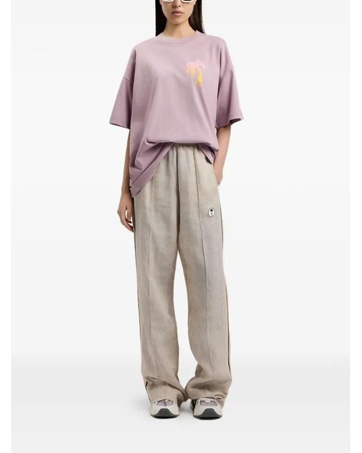Palm Angels Pink I Love Pa Loose T-Shirt