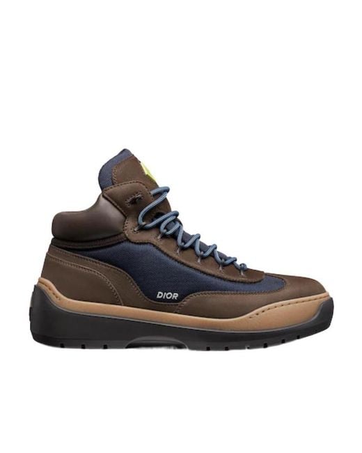 Dior Brown Homme Dean Ankle Boots for men