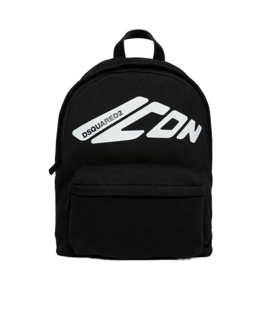 DSquared² Black Zipper Backpack