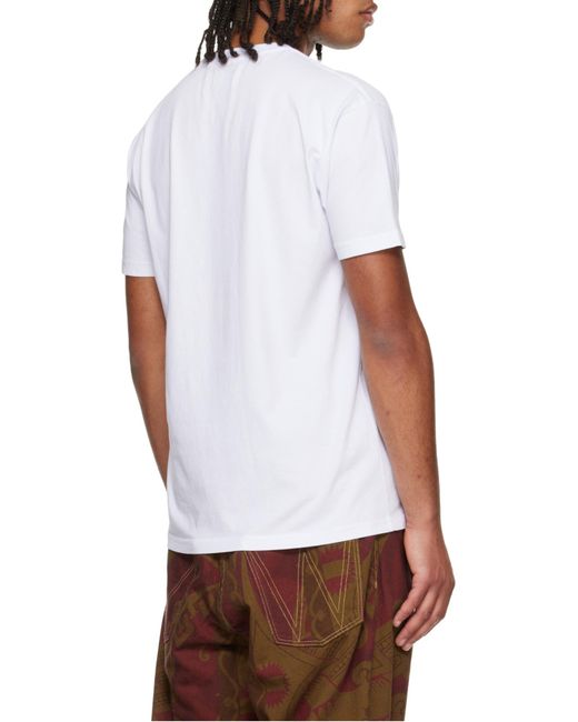 Vivienne Westwood Blue Orb Printed Crewneck T-Shirt