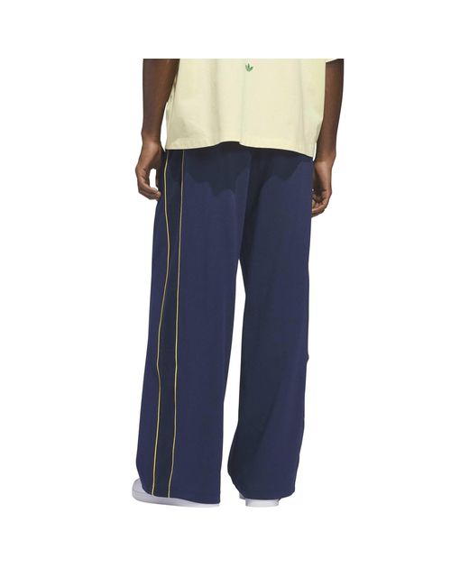 Adidas Originals Blue Lightweight Casual Long Pants for men