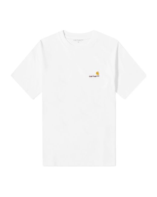 Carhartt White American Script Organic Cotton T-Shirt