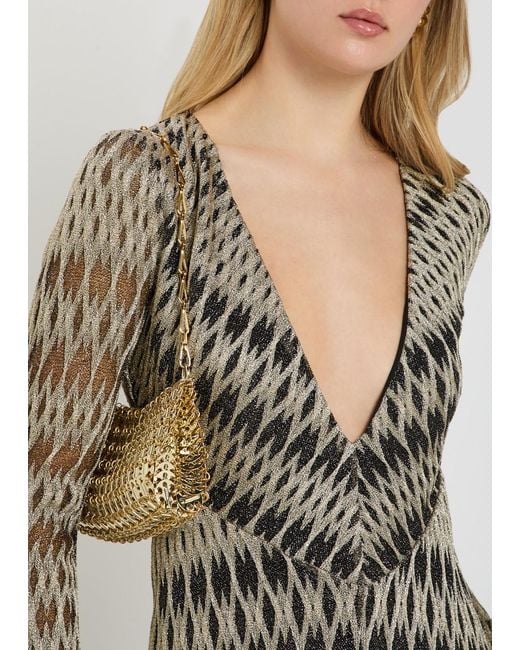 Missoni Gray V-Neck Textured Dress