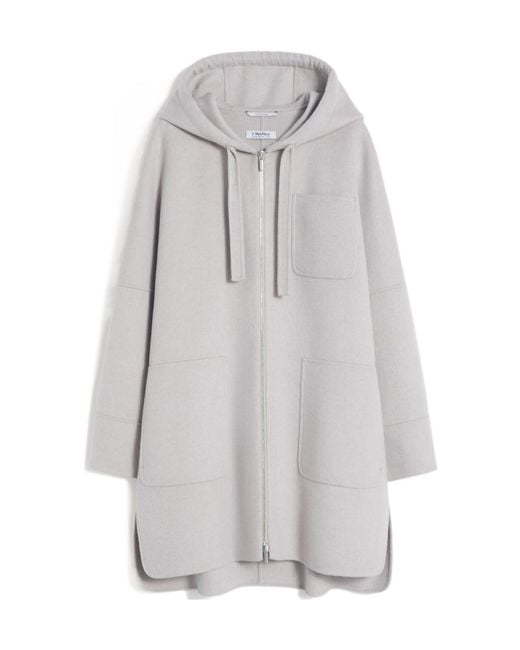 Max Mara Gray Double-Faced Coat