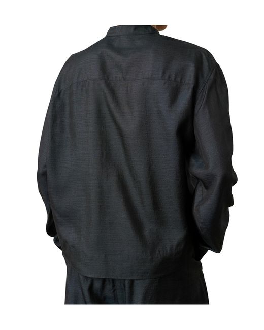 Soeur Blue Hampton Button Straight Blouse