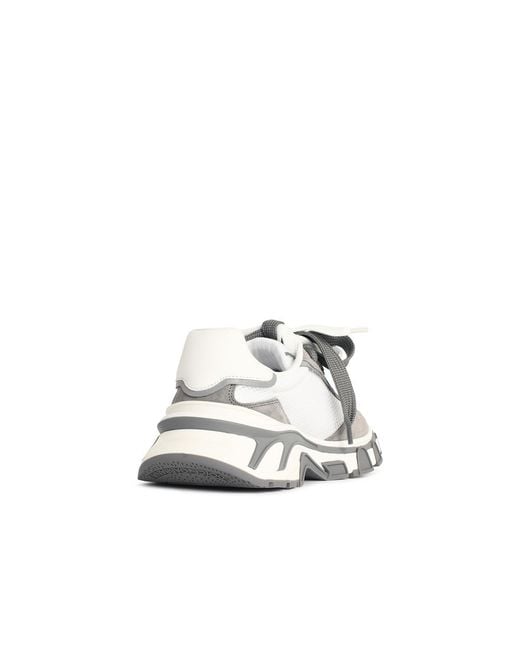 Dolce & Gabbana Metallic Airmaster Dg Logo Patch Sneakers for men