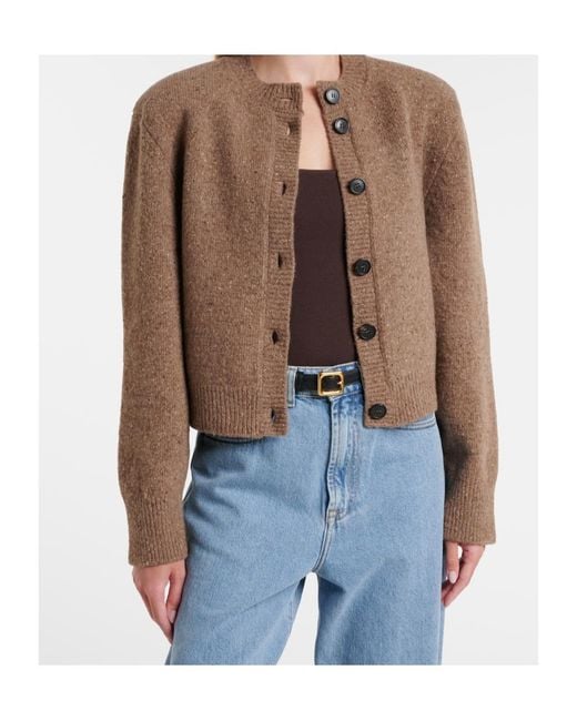 Rohe Brown Wool Cardigan