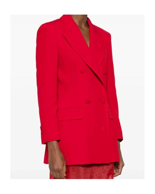 Marella Red Long Sleeve Casual Jacket