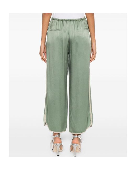 Forte_forte Green Cropped Trousers