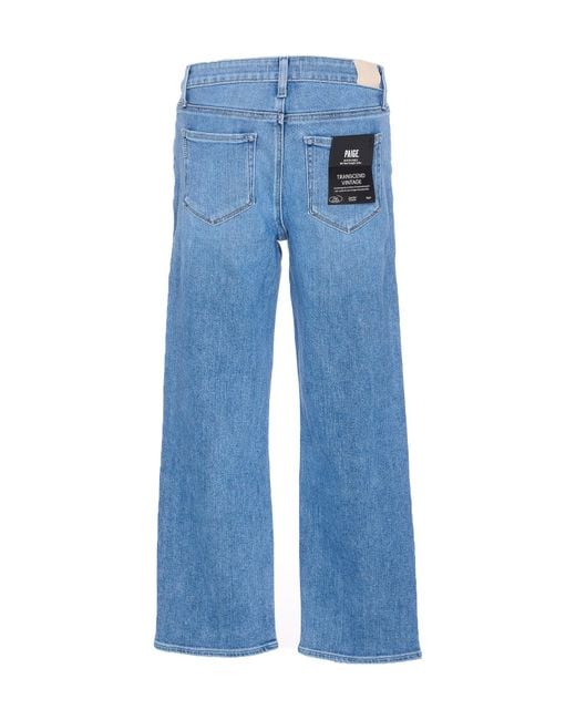 PAIGE Blue Mason Ankle Jeans