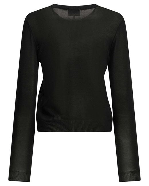 Ganni Black Argyle Buttoned Cardigan