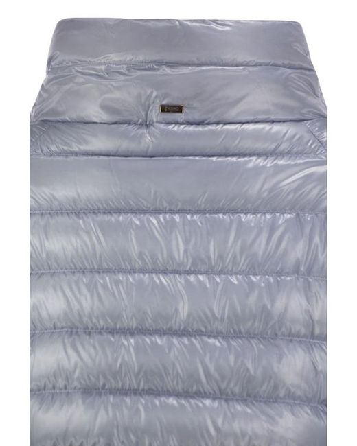 Herno Gray Short Down Jacket