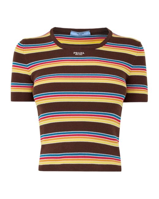 Prada Black Striped Sweater