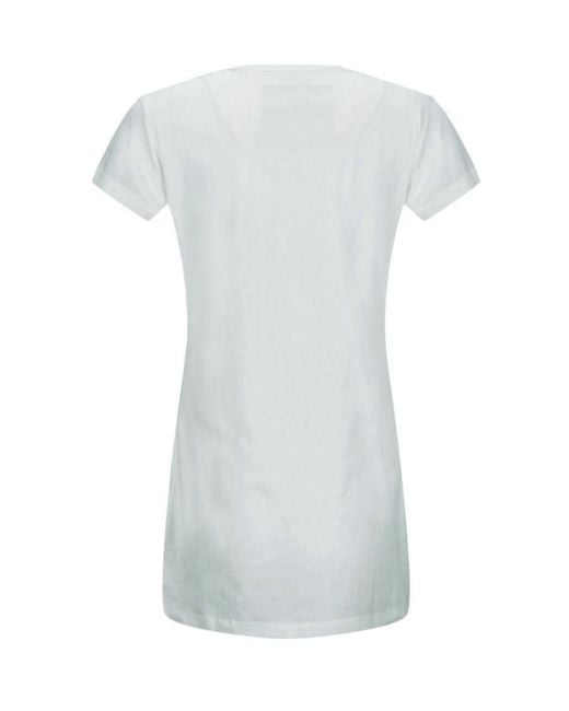 Philipp Plein White Logo Details T-Shirt