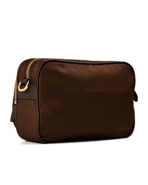 Prada Brown Dark Nylon Bag