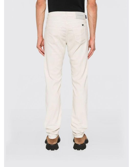 Jacob Cohen White Five-Pocket Trousers for men