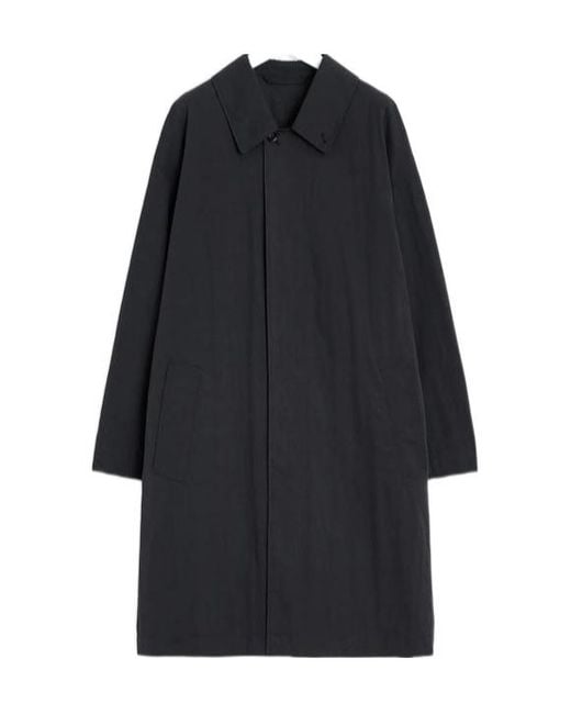 Lemaire Car Coat in Blue for Men | Lyst