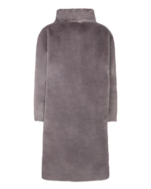 Herno Brown Long Sleeved High-Neck Coat