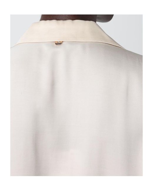 Liu Jo White Satin Blouse