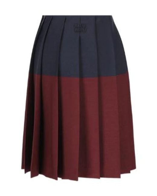 Miu Miu Multicolor Kid Skirt