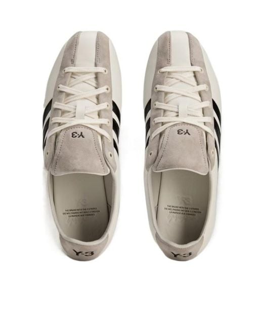 Y-3 White Field Sneakers for men