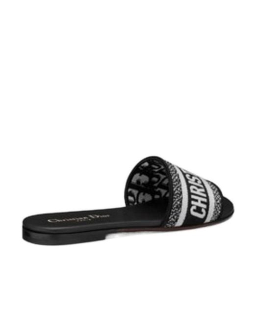 Dior White Dway Slide