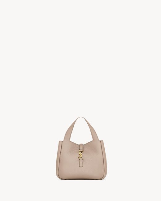 Saint Laurent Natural Double-Handle Shoulder Bag