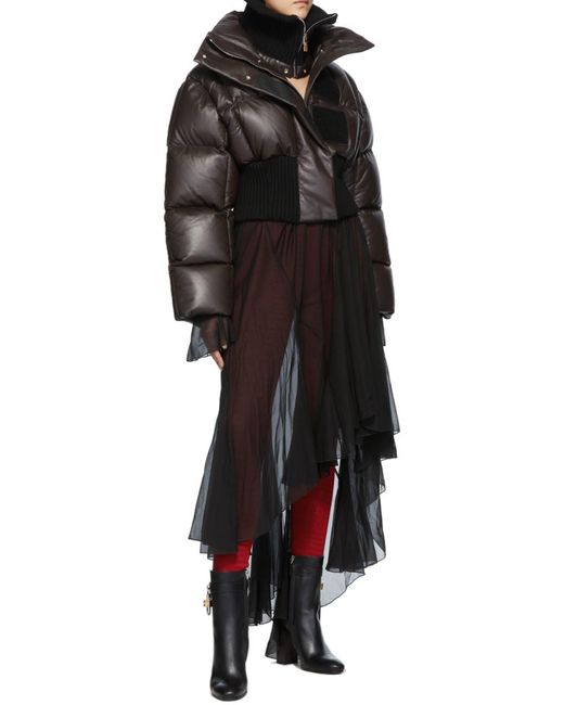 Givenchy Black Short Quilted Down Jacket