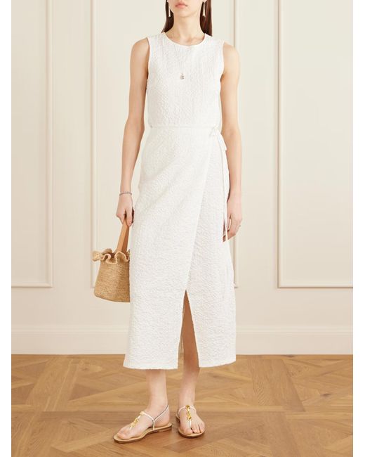 Staud White Nemo Dress