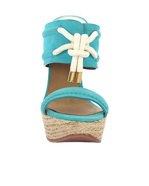 DSquared² Blue Lacing Wedges