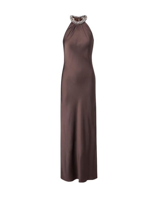 Jonathan Simkhai Purple Embellished Satin Gown