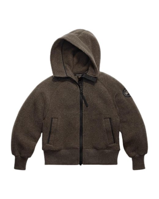 Canada Goose Gray Chilliwack Hooded Bomber Jacket
