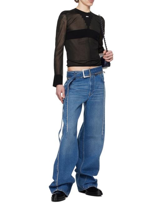 Jean Paul Gaultier Black The Logo Knitted Jumper