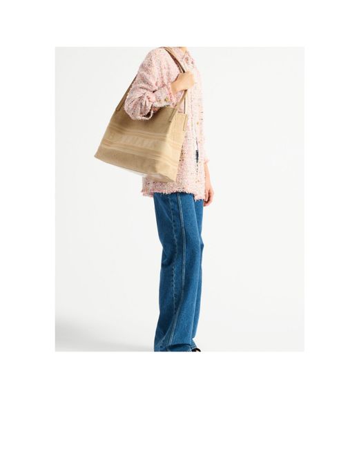 Balmain Natural Medium Release Tote Bag