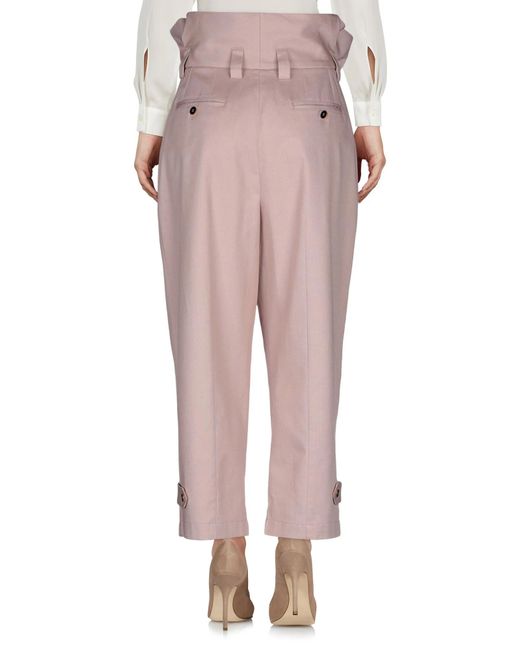 Dolce & Gabbana Pink Casual Trouser