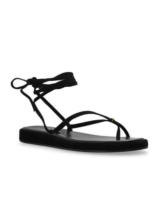 Tory Burch Black Suede Sandals