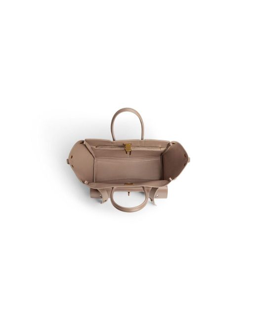 Balenciaga Natural Bel Air Carry All Bag Small