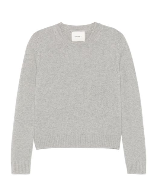 Lisa Yang Gray Mable Crewneck Sweater