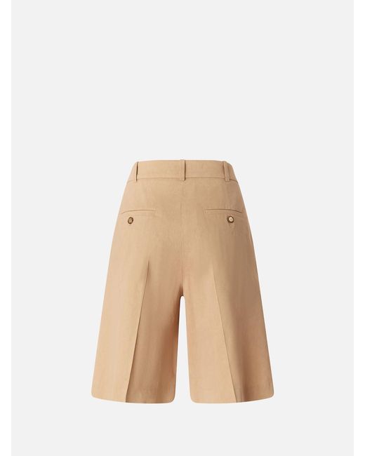 Pinko Natural Bryana Tailored Bermuda Shorts