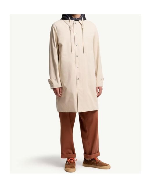 Moncler White Kervoyal Hooded Long Down Parka Jacket for men