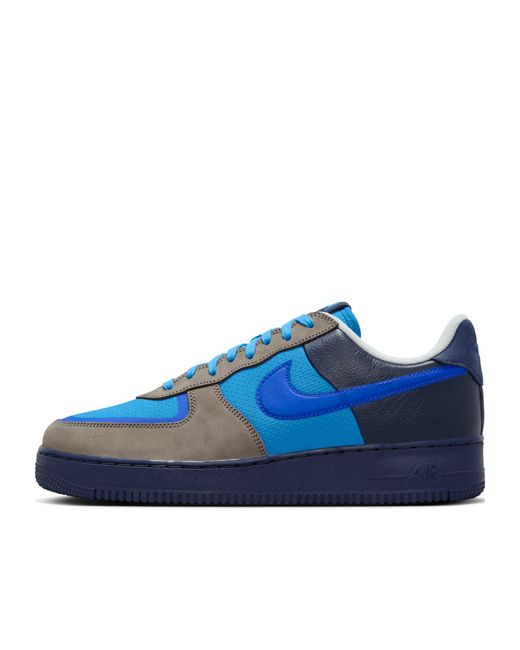 Nike Blue Air Force 1 'Stash 2024' Sneakers for men