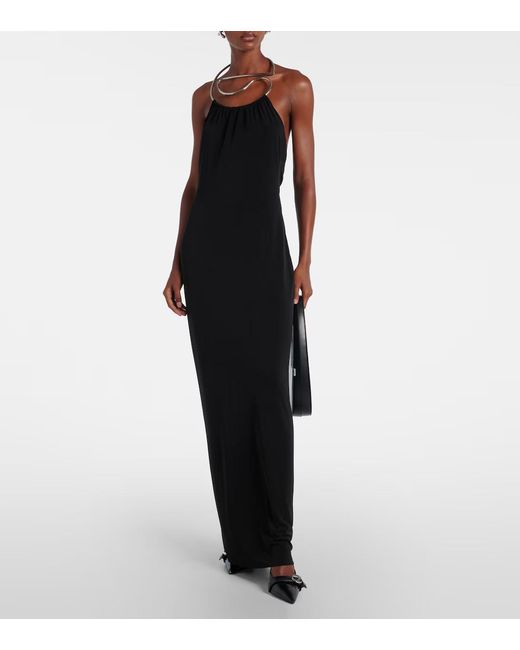 Coperni Black Emblem Necklace Decoration For Neck-Hugging Dress Skirt