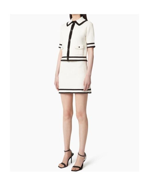 Nina Ricci Multicolor Tweed Mini Skirt