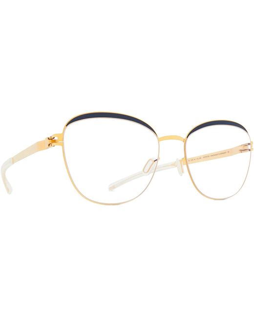 Mykita Black Full-Frame Flat Mirror for men