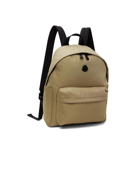 Moncler Green New Pierrick Logo Detailed Backpack for men