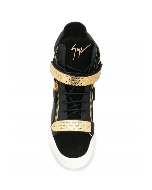 Giuseppe Zanotti Black High-Top Sneakers for men